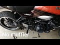 2018 Z900 RS Akrapovic muffler