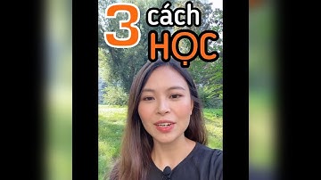 3 cách nói "HỌC" - Cùng Trang học tiếng Séc