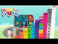 Numberblocks Hidden in Sand Videos - Find, Identify, Build, and Arrange Numberblocks Series