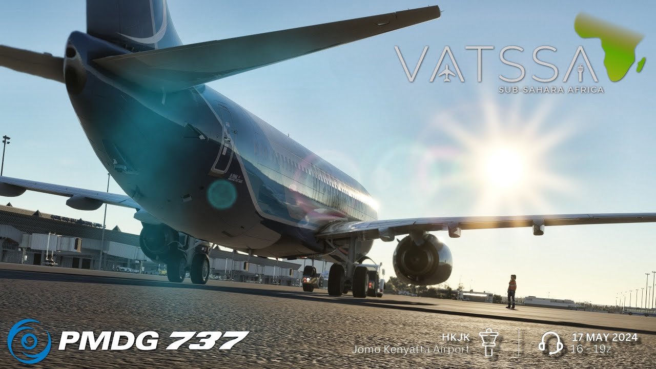 East Africa Operations | PMDG 737 flown by a Real 737 Captain | Addis ...