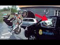 Wheelies for the Police! *HUGE SUPERMOTO RIDEOUT* | BLDH