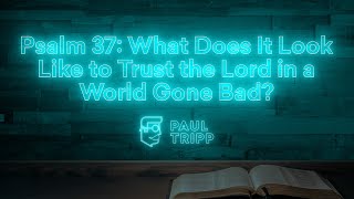Psalm 37: Trusting God in a World Gone Bad | Paul Tripp's Psalm Study (Episode 022)