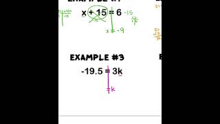 Solving One Step Equations with Do Undo Table