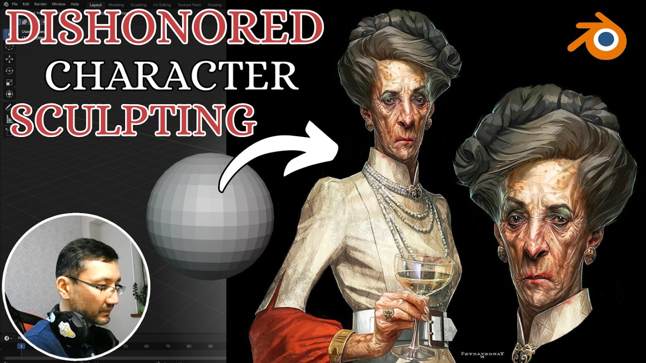 Character Sculpting in Blender – Dishonored 2