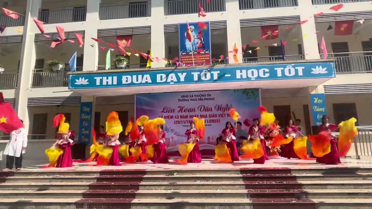 Múa Kiếp sau vẫn là người Việt Nam & Tây sơn bước chân hào kiệt,THCS Tiền Phong #9a4 #thcs#côthu 