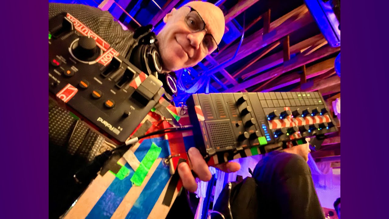 TEENAGE ENGINEERING Open Aux LA 2026 - 32 Vj FRANZ K songs: "Cyberpunks..." + "Enough  to Find Love"