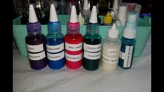 MAKE YOUR OWN ALCOHOL INKS WITH DRY PIGMENTS FROM REZINARTE #ALCOHOLINKS  #FLUIDART