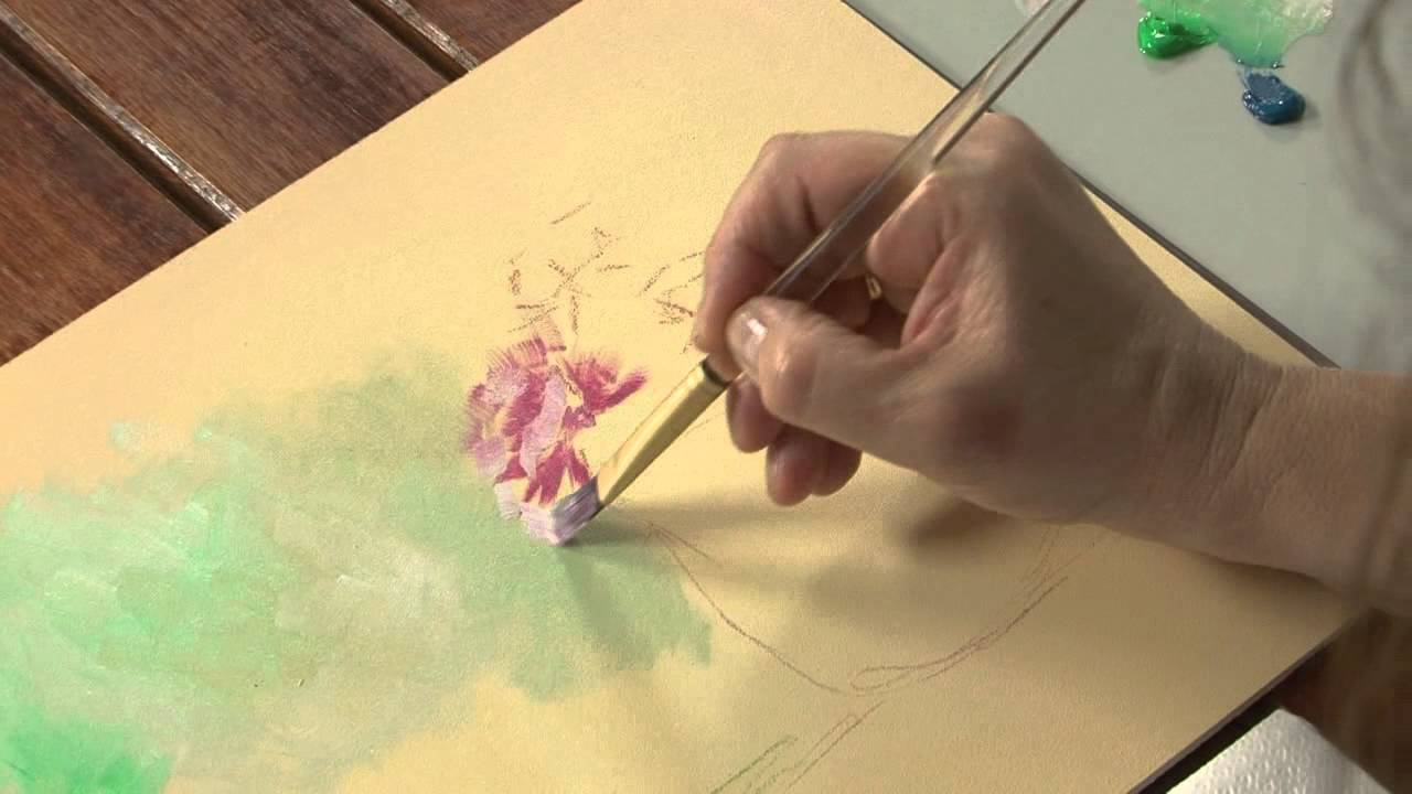 Como Pintar al Oleo en Pocos Pasos - Still Life - Jarron con Flores -Claudia Kunze