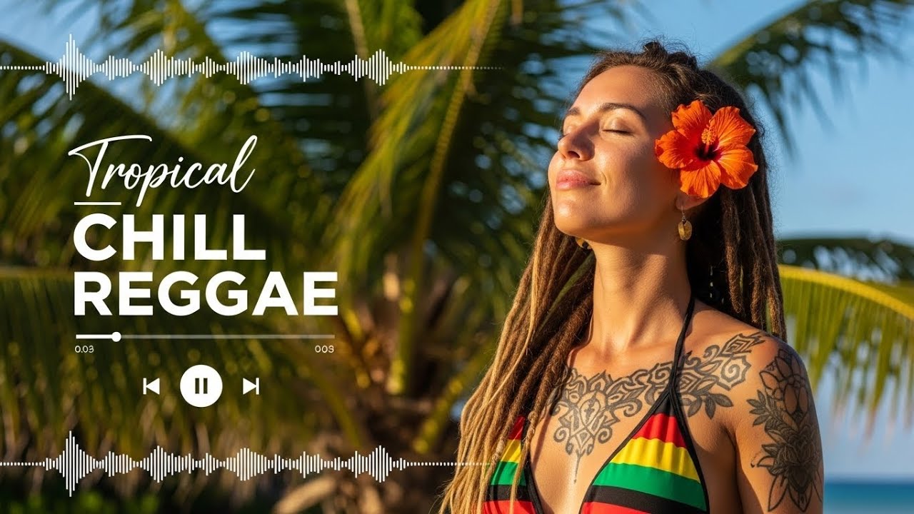 Hawaiian Relaxing Music Soft Ukulele Reggae Songs on the Peaceful Beach
