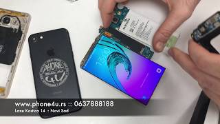 Zamena slomljenog stakla ekrana za Samsung Galaxy A5 2016 A510 :: Glass only replacement Galaxy A510