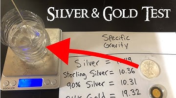 How to Test Silver and Gold at Home - Specific Gravity Test