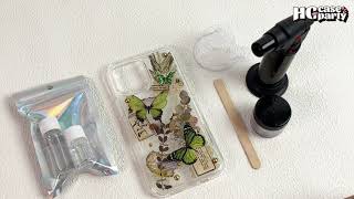 DIY Phone Case Ideas - Green Butterfly | Tutorial