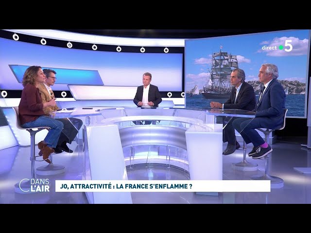 JO, attractivité : la France s'enflamme ? #cdanslair 10.05.2024 class=