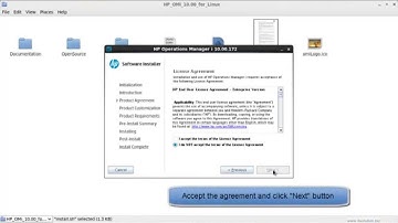 Install HP OMi 10.00 GW on RHEL 6
