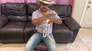 Easy way to tie the fiador knot for a rope halter