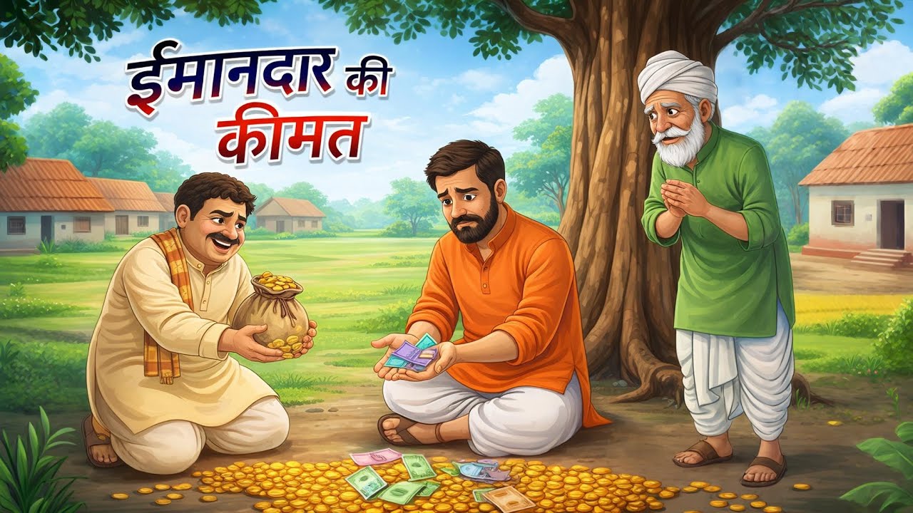 “ईमानदारी की कीमत” | Garib Kisan Moral Story | Emotional Village Story