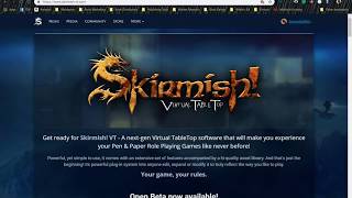 Skirmish VTT Software Tutorial: Overview
