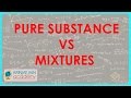 Pure Substances Versus Mixtures In Chemistry