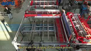 Fully Automatic 3D Fence Panel Mesh Welding Machine #wiremeshweldingmachine #3Dfence