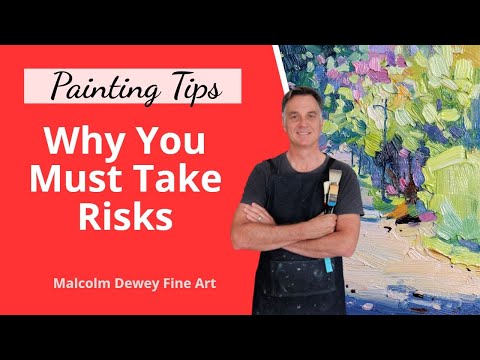 Take Painting RISKS To Break Free (Painting Loosely)
