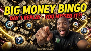 BIG MONEY BINGO LIVE REPLAY - DAY 1 👑💰 | Hosted by KingBStephens