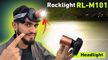 ग़ज़ब का हेड टॉर्च है😳|| Rock Light RL-M101 200 Watt Insane Brightness Head Torch 
