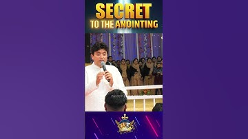 SECRET TO THE ANOINTING || #apostleankuryosephnarula #shorts  @AnkurNarulaMinistries