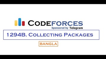 1294B. Collecting Packages Codeforces Solution Bangla cpp