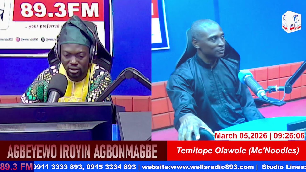 AGBEYEWO IROYIN AGBONMAGBE pelu Temitope Olawole Mc'Noodles