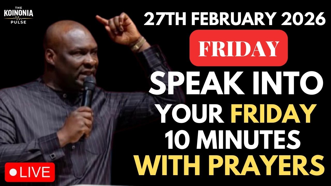 Friday 27th February,2026: Speak Into Early Morning Prayer | Spiritual Prayer-Apostle Joshua Selman