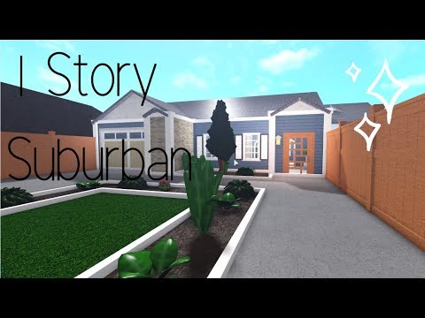 Roblox Bloxburg One Story Suburban House Speedbuild Beit Sahour Info - roblox bloxburg two story family home speed build youtube