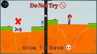 Do Not Try This Game 😱 |  Slice To Save Game Level Failed 🥺 #slicetosave #funny #mobilegaming  screenshot 3
