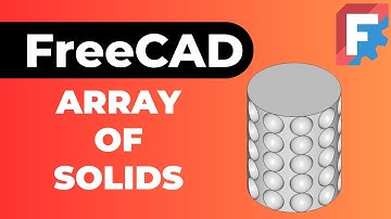 FreeCAD Circular and Rectangular Array of Solids