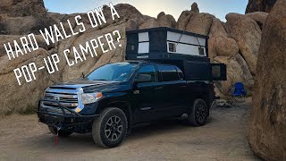 Game Changing Pop-Up Truck Top Camper With Folding Hard Walls - Oru Designs USA Camper Walk-Around