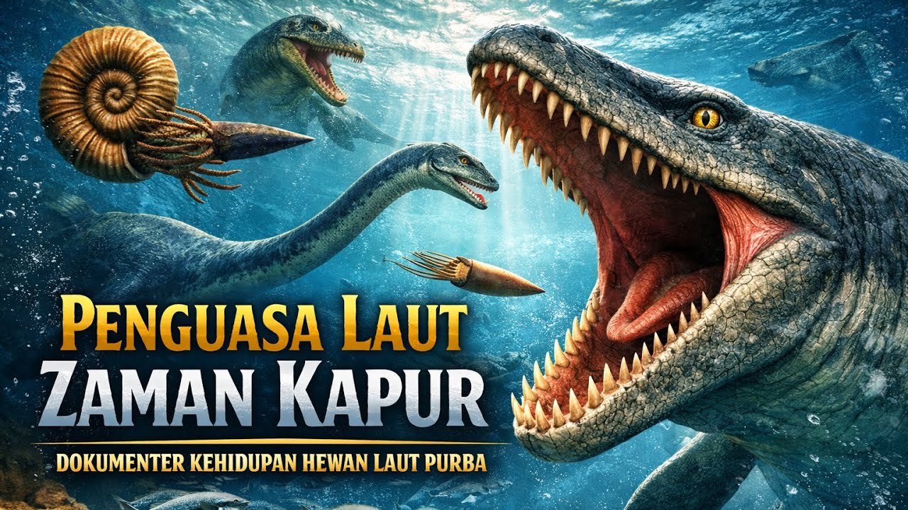 Penguasa Laut Zaman Kapur — Dokumenter Kehidupan Hewan Laut Purba