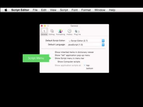 Vídeo: O que é um editor de script no Mac?