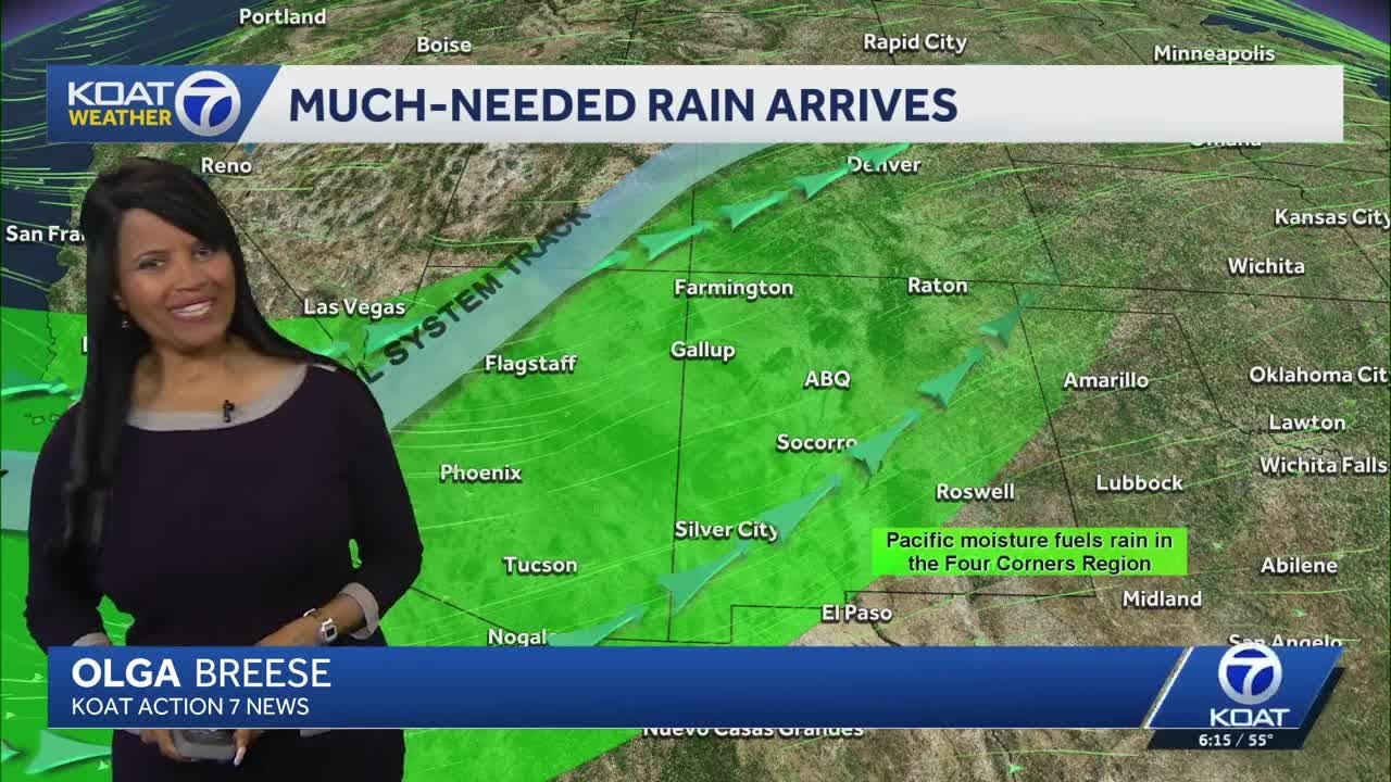 Rain and mountain snow in parts of the state today - YouTube