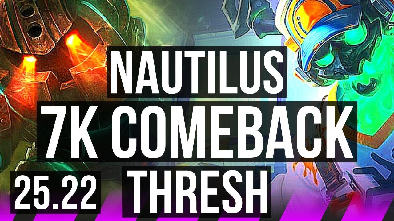 NAUTILUS & Jinx vs THRESH & Caitlyn (SUP) | 7k comeback | EUW Diamond | 25.22