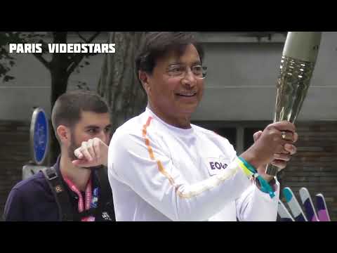 Lakshmi Mittal As Torchbearer Of Paris Olympic Games Flame 26 July 2024