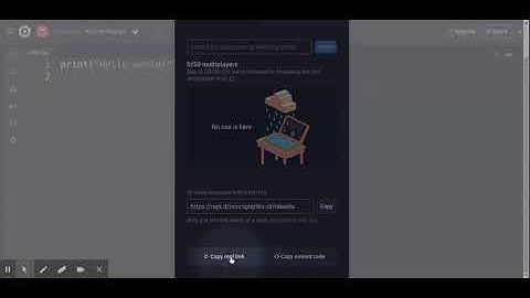 Getting a Share Link on Repl