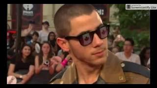 Nick Jonas Talks Kissing Shay Mitchell @ 2016 iHeartRadio MMVAs HD