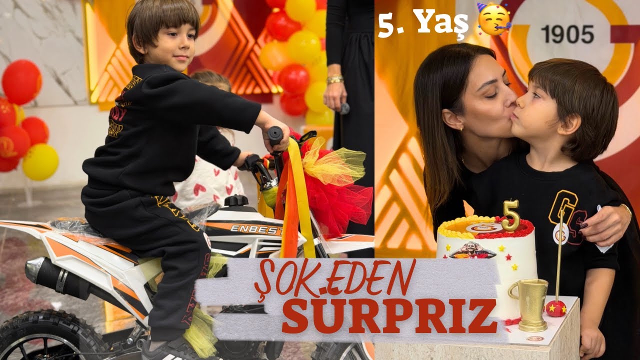 Oğlumun 5. Yaş Doğum Gününde Büyük Sürpriz ! 😱 TÜM SEVDİKLERİMİZ YANIMIZDA - Anne Emeği Süsleme Oldu