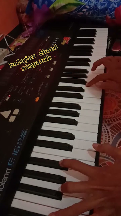 belajar chord Simpatik kening pake roland e16...!!! #koplo #simpatik #dangdut #trending