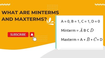 Chapter 2: Boolean Algebra [Part 5] Minterms and Maxterms #ultimatesuccesshub