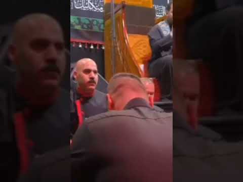 تحضير ملا عمار الكناني قبل ابتداء المجلس