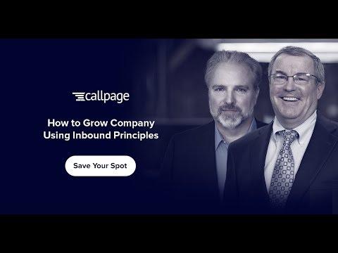 How to Grow Company Using Inbound Principles | Dan Tyre & Todd ...