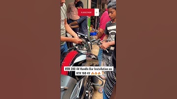 RTR 200 4V Handle Bar Installing on RTR 160 4V 🔥🔥🔥 #rtr2004v #rtr1604v #subscribe 🇧🇩🇮🇳🇹🇷