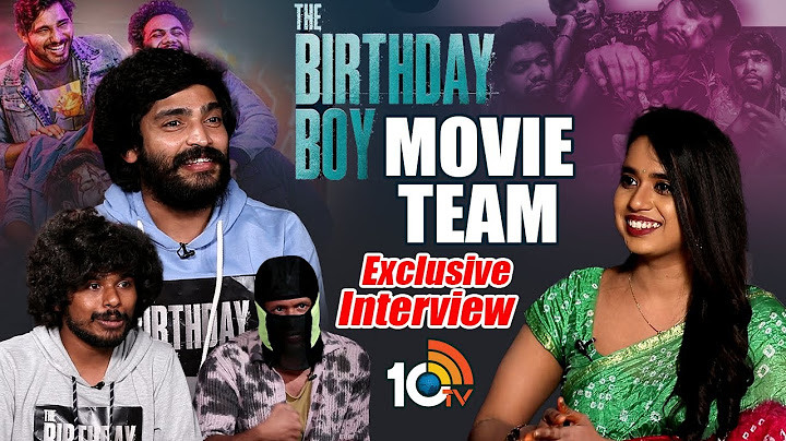The Birthday Boy Movie Exclusive Interview | Ravi Krishna | Rajeev Kankala | SameerMalla | 10TV ET