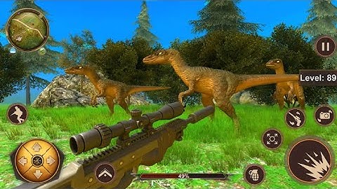 Dinosaur Hunter Escape/Shoot- Android Gameplay - part 2