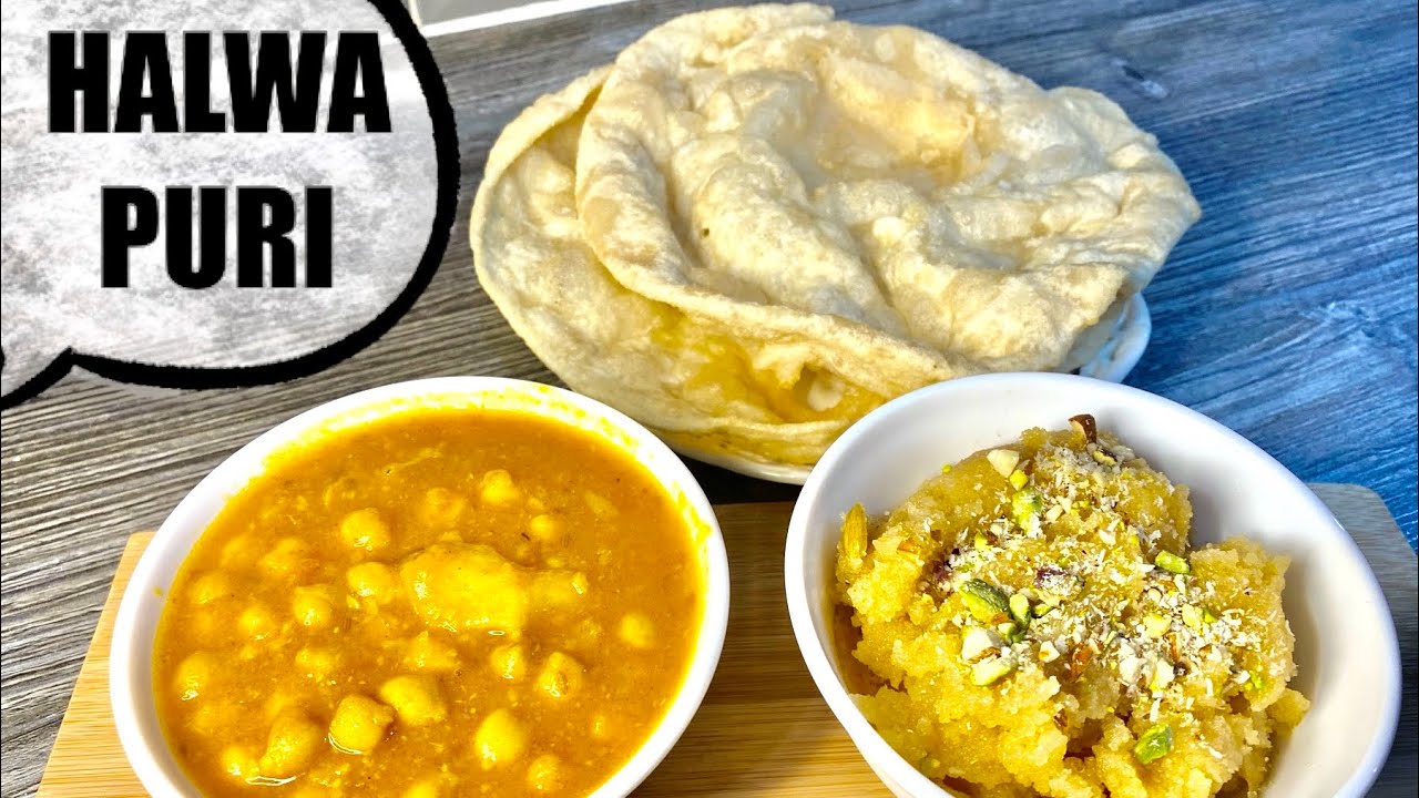 ВКУСНАЯ ХАЛВА ПУРИ (с Чанне) — быстро и просто | Кухня Наргис